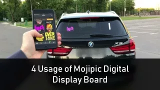 4 Usage of Mojipic Digital Display Board