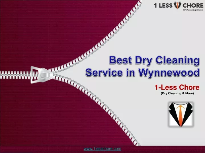 1 less chore dry cleaning more