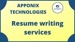 RESUME WRITING SERVICES