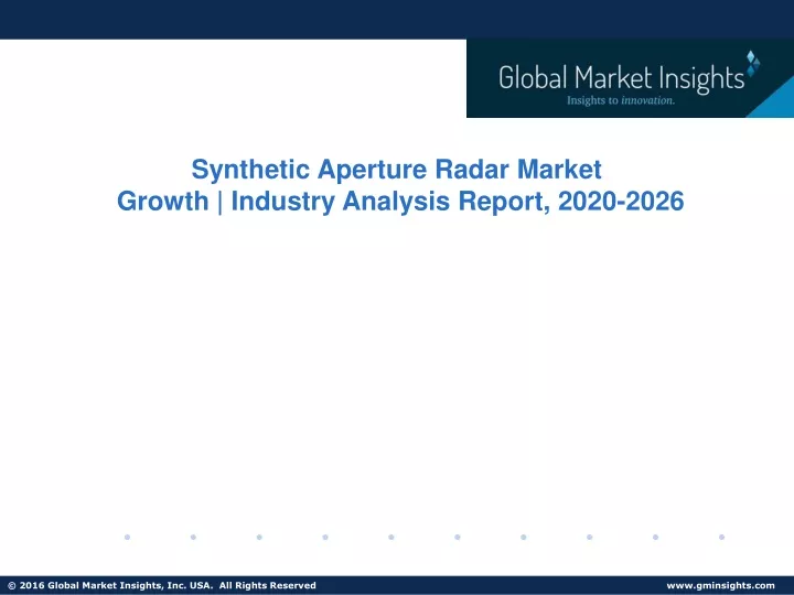 synthetic aperture radar market growth industry