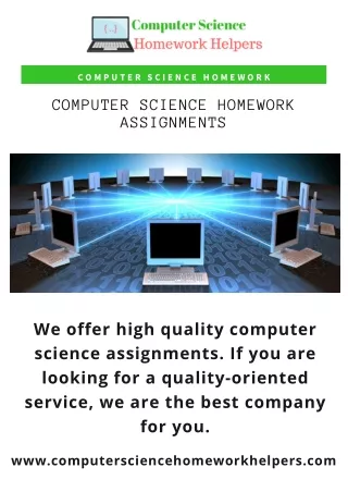 Pay Us To Do Computer Science Homework Assignments