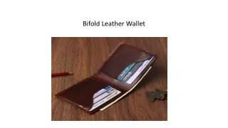 Bifold Leather Wallet