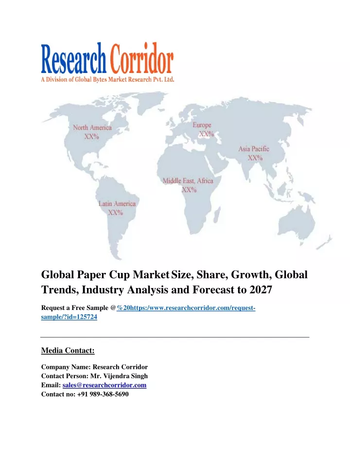 global paper cup market size share growth global