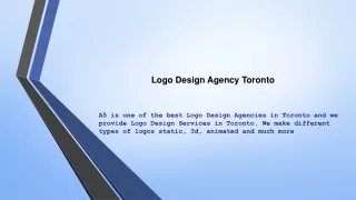 logo design agency Toronto