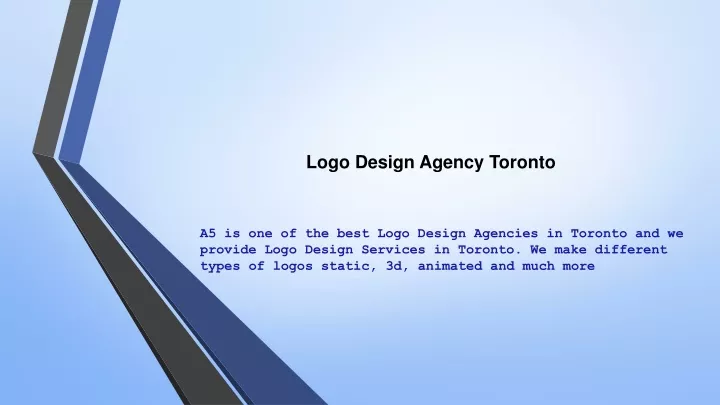 logo design agency toronto