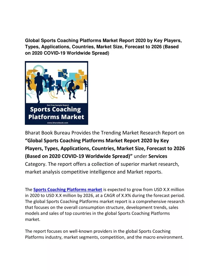 global sports coaching platforms market report