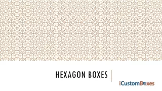 hexagon boxes