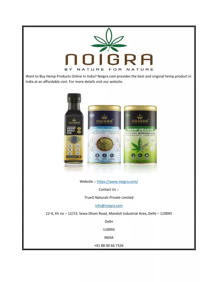 want to buy hemp products online in india noigra