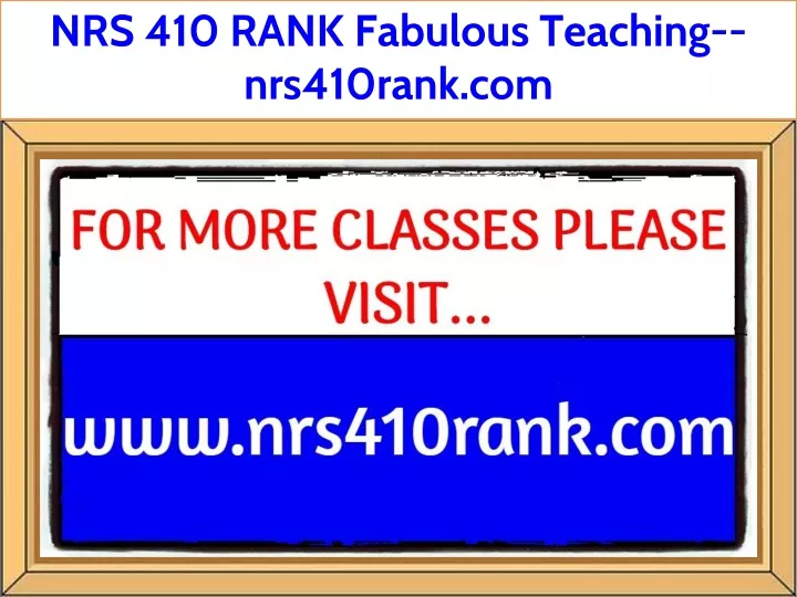 nrs 410 rank fabulous teaching nrs410rank com