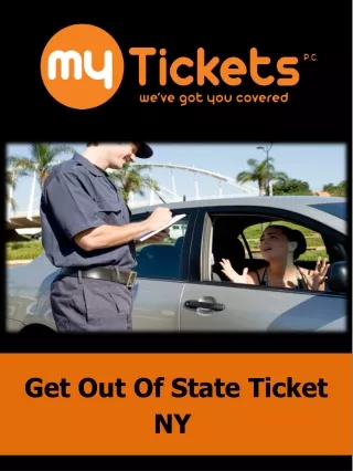 get out of state ticket ny