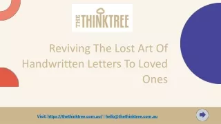 Reviving The Lost Art Of Handwritten Letters To Loved Ones