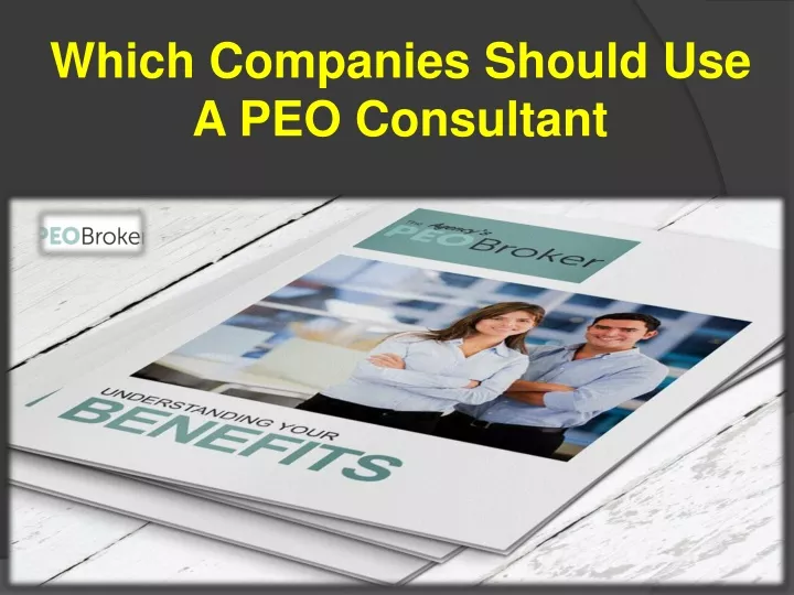 which companies should use a peo consultant