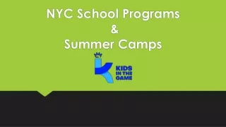 NYC School Programs & Summer Camps