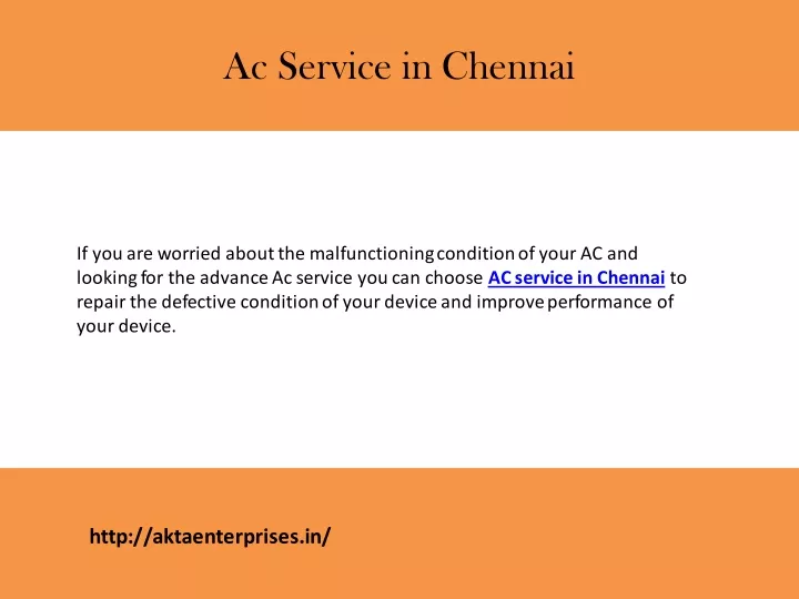 ac service in chennai