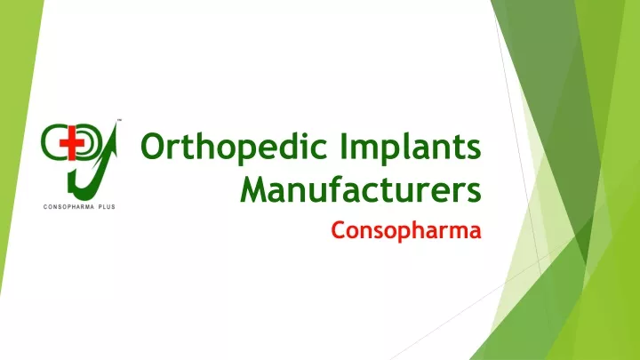orthopedic implants manufacturers
