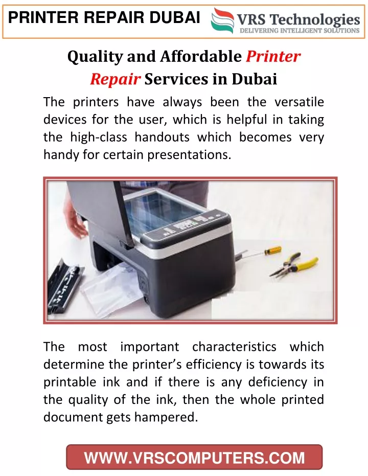 printer repair dubai