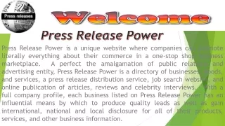 Why use Press Release Power USA