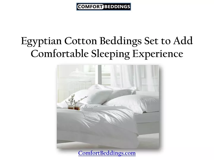 egyptian cotton beddings set to add comfortable