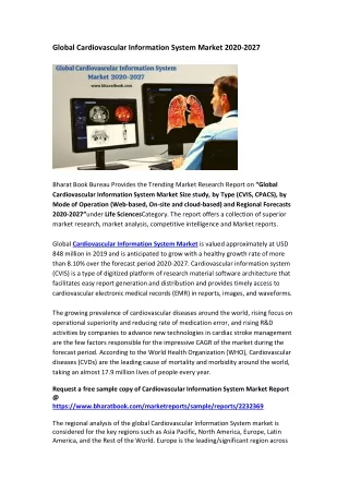 global cardiovascular information system market