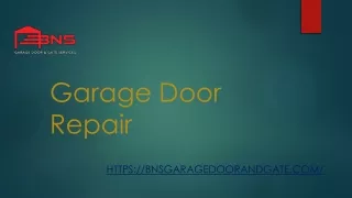 Garage Gate Repair | BNS Garage Door and Gate service