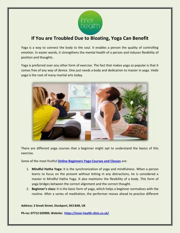 if you are troubled due to bloating yoga