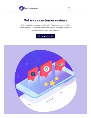 Online Review Management Software - Freshreview