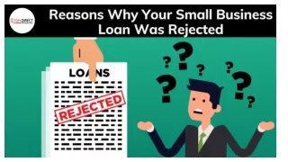 Top Reasons Why Your Small Business Loan Was Rejected