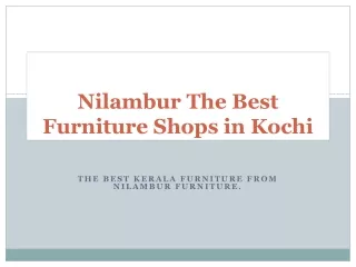 The Largest Store for Online Furniture Kerala