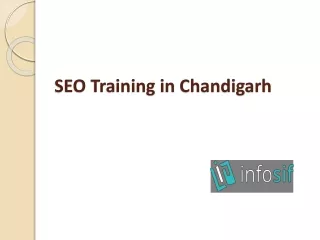 SEO Training In Chandigarh | INFOSIF