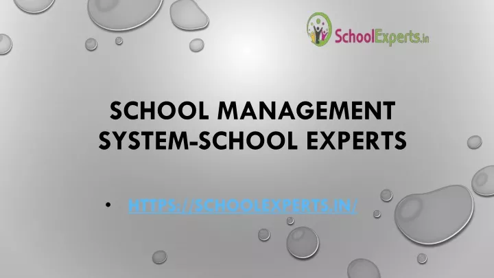 school management system school experts