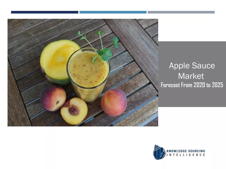 apple sauce market forecast from 2020 to 2025