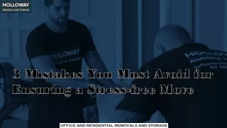 3 mistakes you must avoid for ensuring a stress