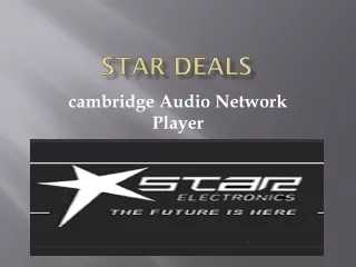 Cambridge Audio Network Player