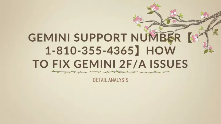 Gemini Helpline Number