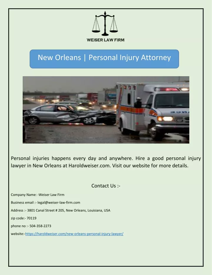 new orleans personal injury attorney