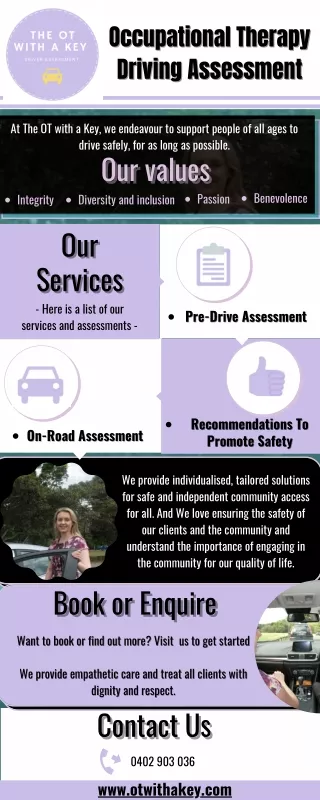 Infographic of OT Driving Assessment!!