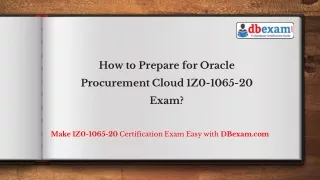 how to prepare for oracle