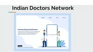 professional networking-Indian Doctors Network