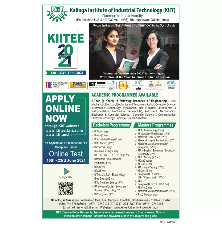 kalinga institute of industrial technology kiit