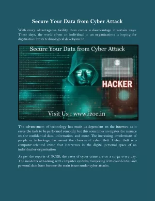 secure your data from cyber attack