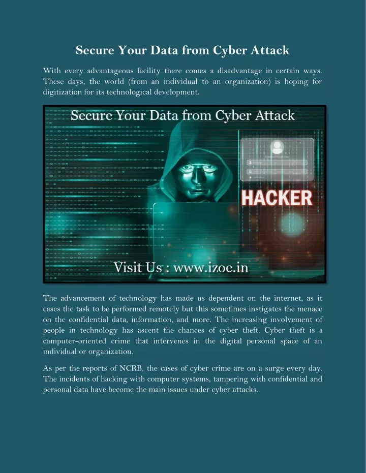 secure your data from cyber attack