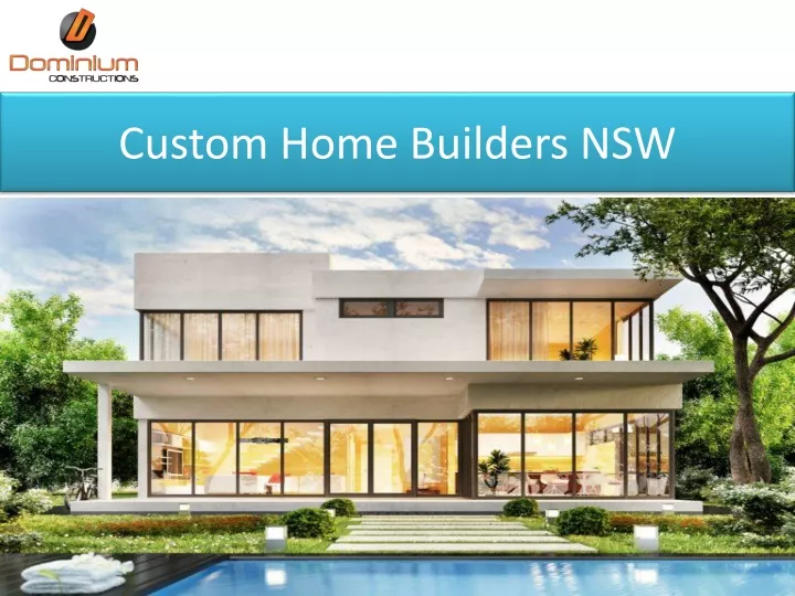 custom home builders nsw