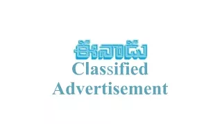 c l as s ified advertisement