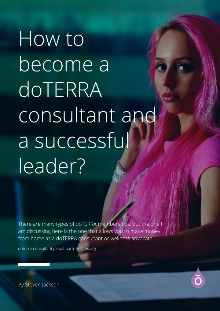 how to become a doterra consultant