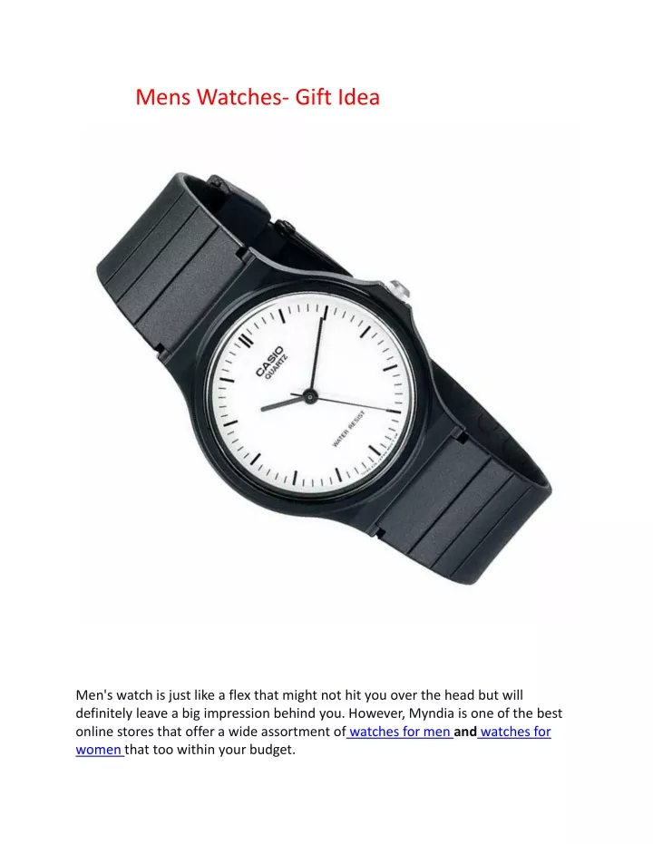 mens watches gift idea