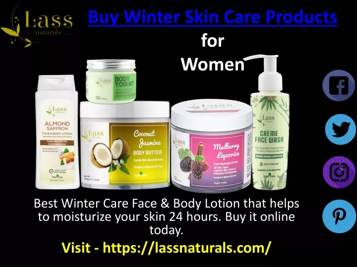 buy winter skin care products for women
