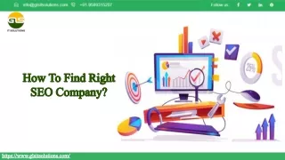 How To Find Right SEO Company?-GLS IT Solutions