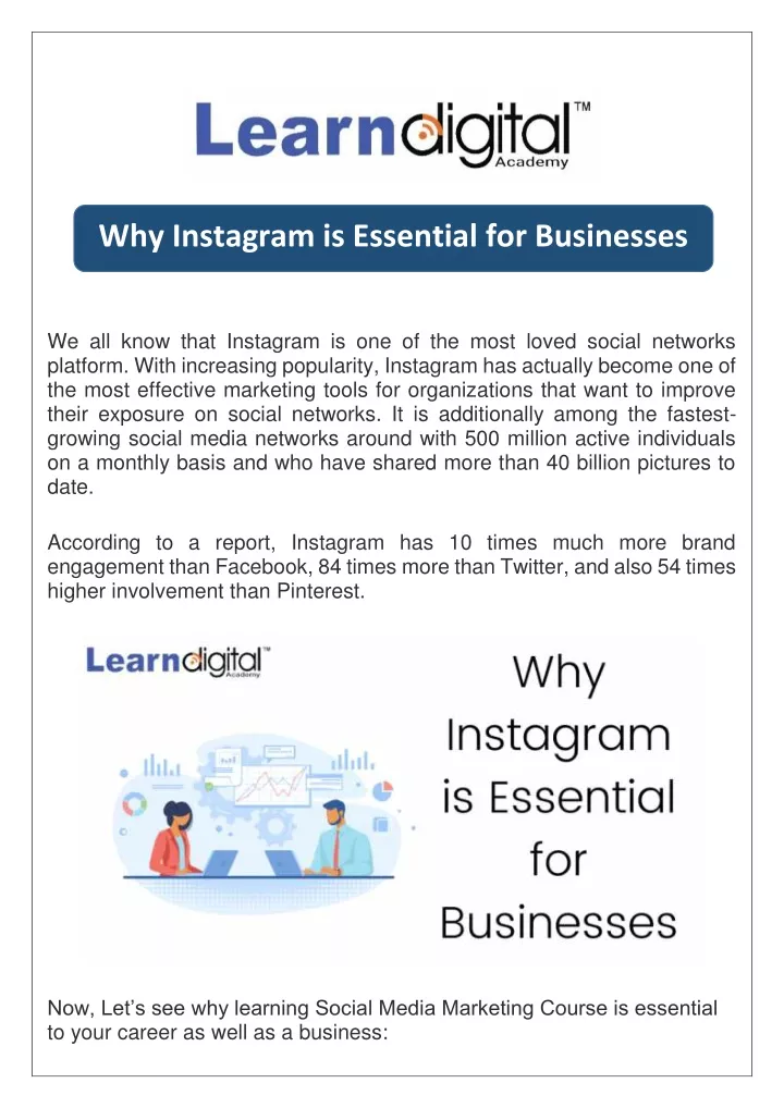 why instagram is essential for businesses