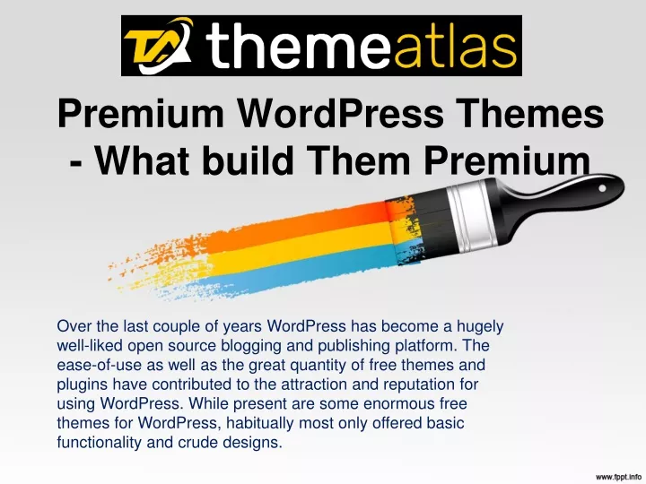 premium wordpress themes what build them premium