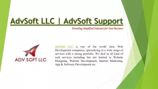AdvSoft LLC | Technical Risk Management